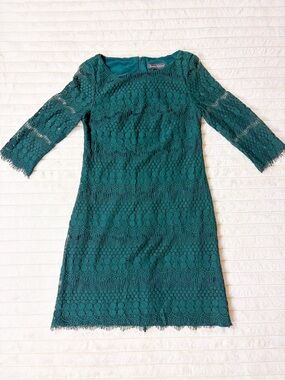 Jessica Howard | Dresses | Jessica Howard Black Lace 34 Sleeve Dress |  Poshmark